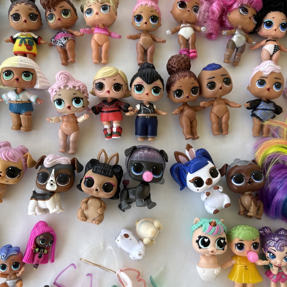 Lot Of Lol Dolls, Pets And Accessories Over 100 Dolls/ 200 Pieces - Picture 6 of 16